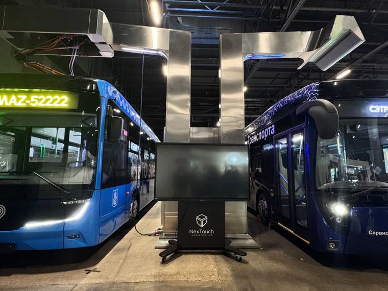 Электробусы КАМАЗ на выставке ЭЛЕКТРОТРАНС в Москве